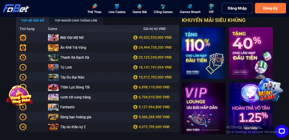 Khuyến mãi mới win 789 club